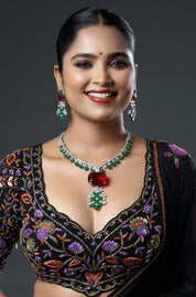 The Regal Jewel Bloom Necklace