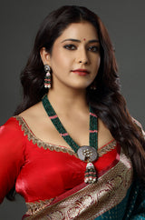 Emerald Rose Grandeur Necklace