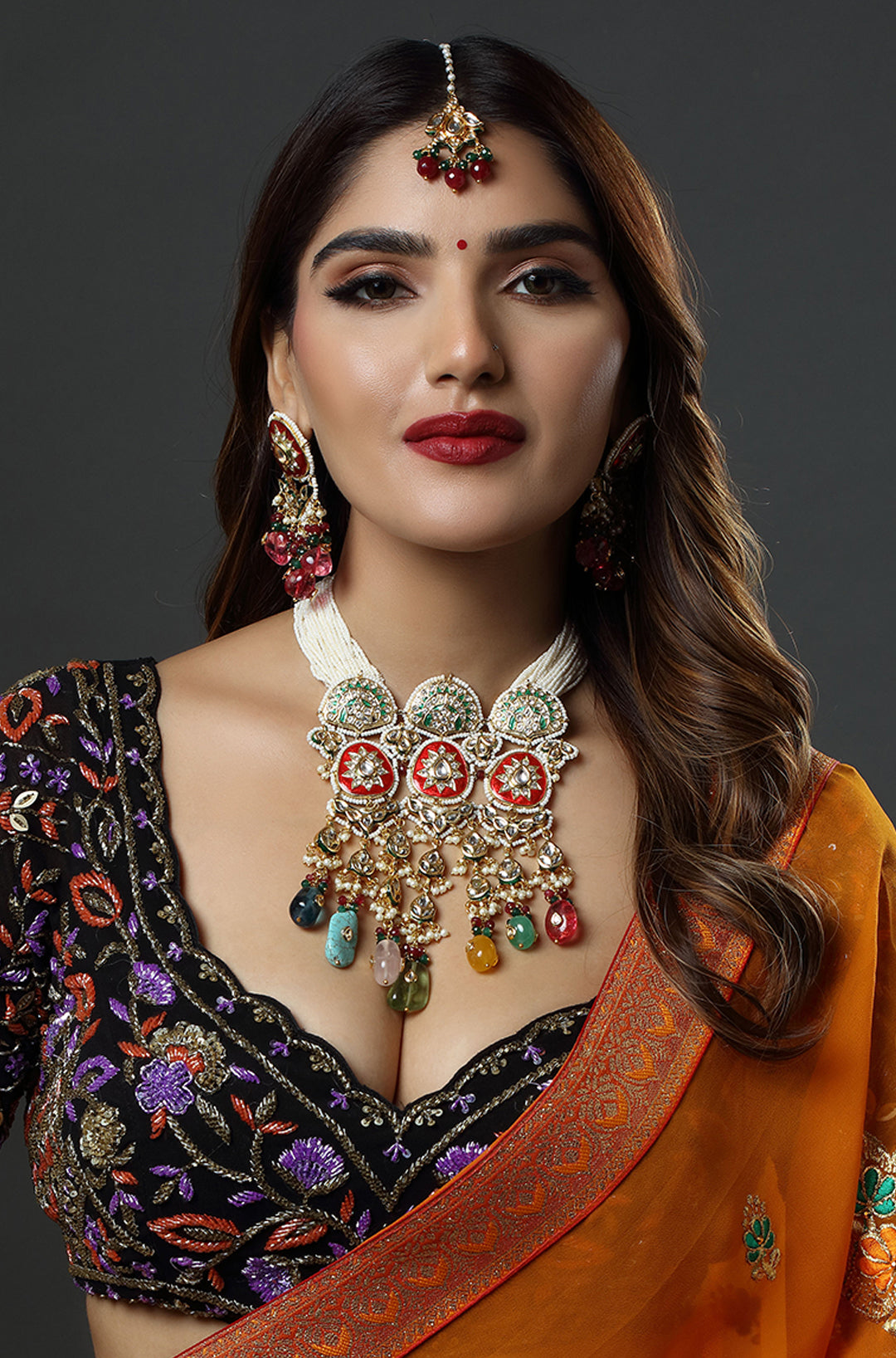 Jeweled Mughal Dream Necklace