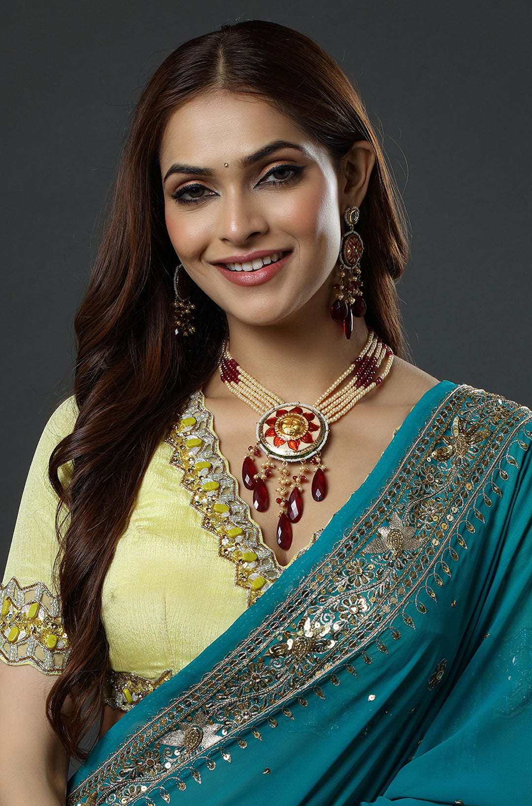 Sunburst Manik Necklace