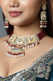 Ruby Pearl Vintage Choker Set