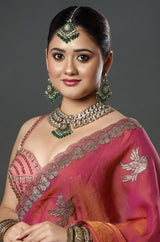 Emerald Kundan Bridal Choker Set