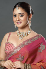 Blush Polki Elegance Choker Set