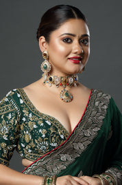 Heritage Navratna Medallion Choker Set