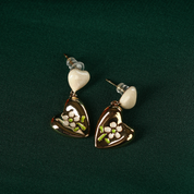 Gold Plated Heart shaped Earring