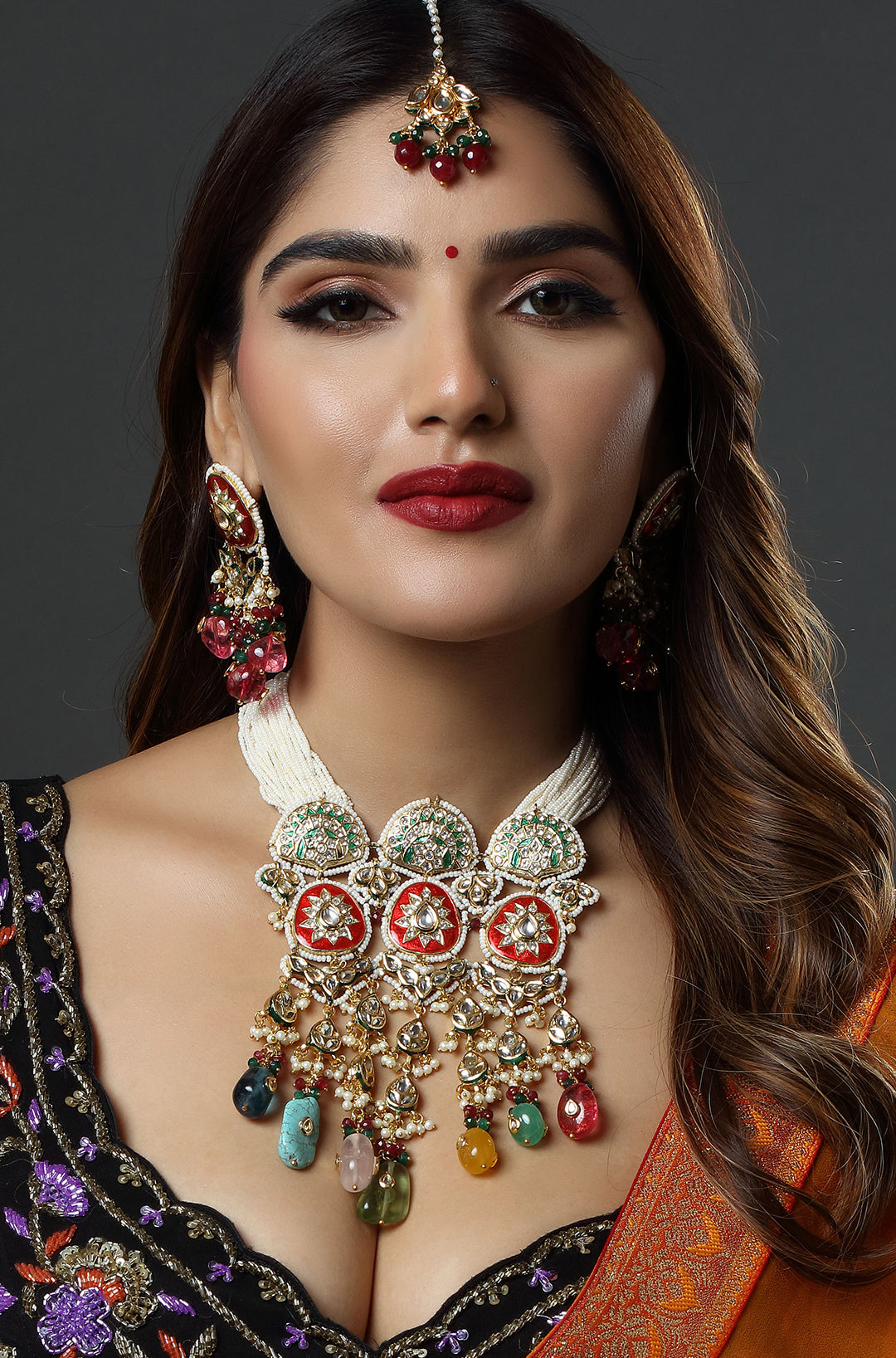 Jeweled Mughal Dream Necklace