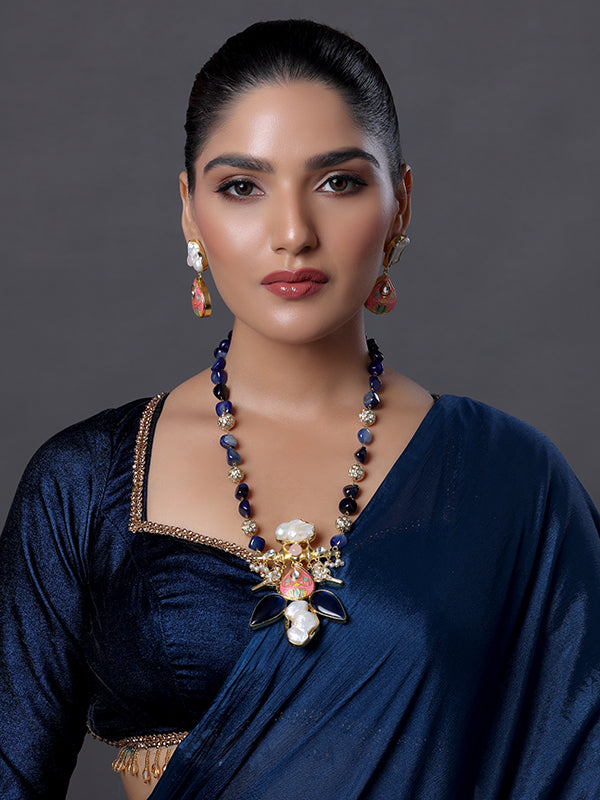 Tribal Necklace with Precious Stones