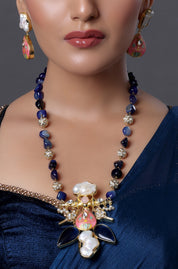 Tribal Necklace with Precious Stones