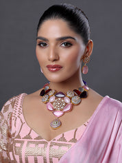 Fusion Multicolor Statement Neck Piece
