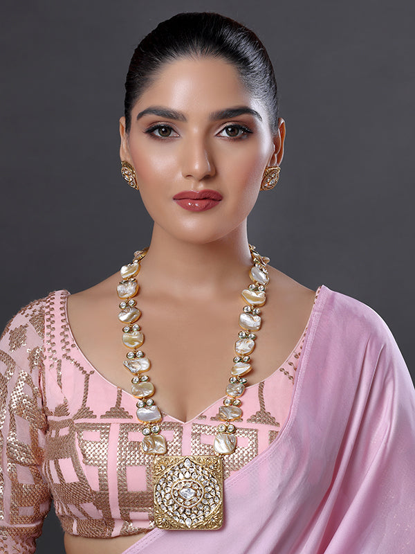 Heavy Kundan and Stone Neck piece