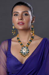 Marigold Emerald Royale Necklace