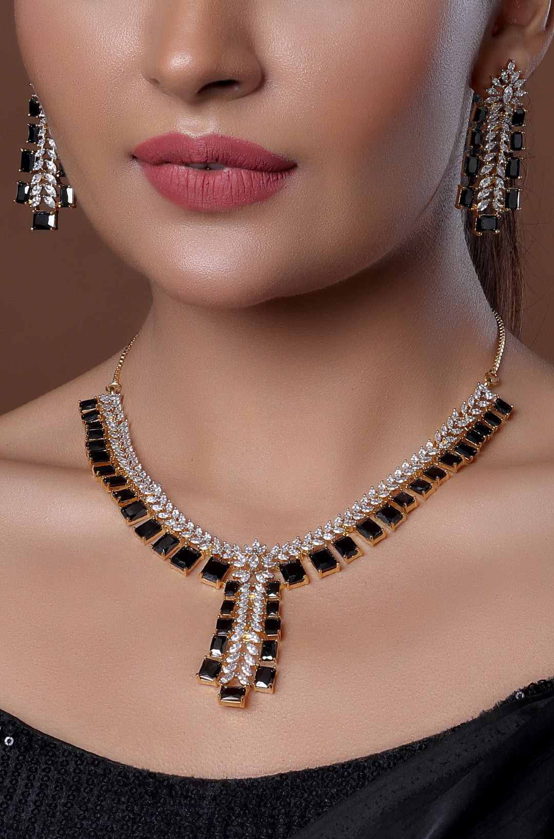 Designer Diamond Necklace Set