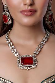 Reception Style Large Pendant Necklace Set