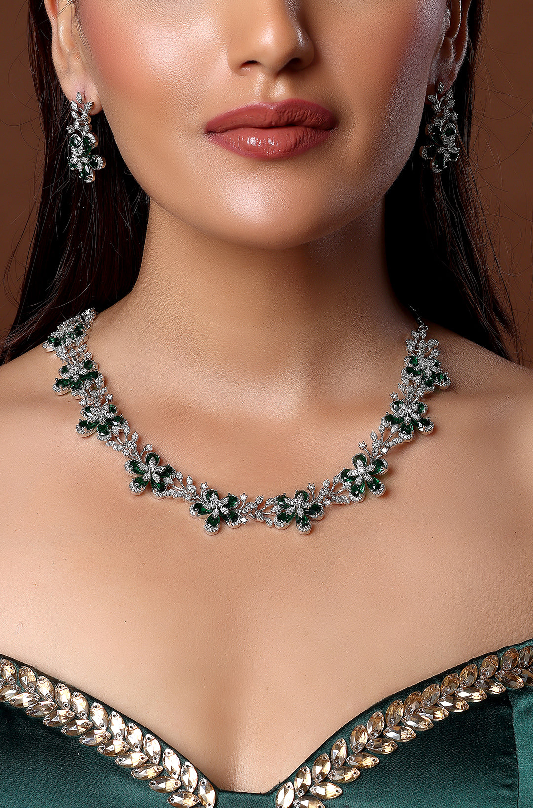 Unique Flower Designed Necklace