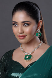 Reception Style Large Pendant Necklace Set