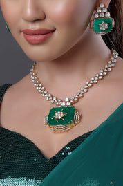Reception Style Large Pendant Necklace Set