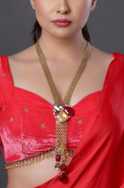 Broach Style Fancy Necklace