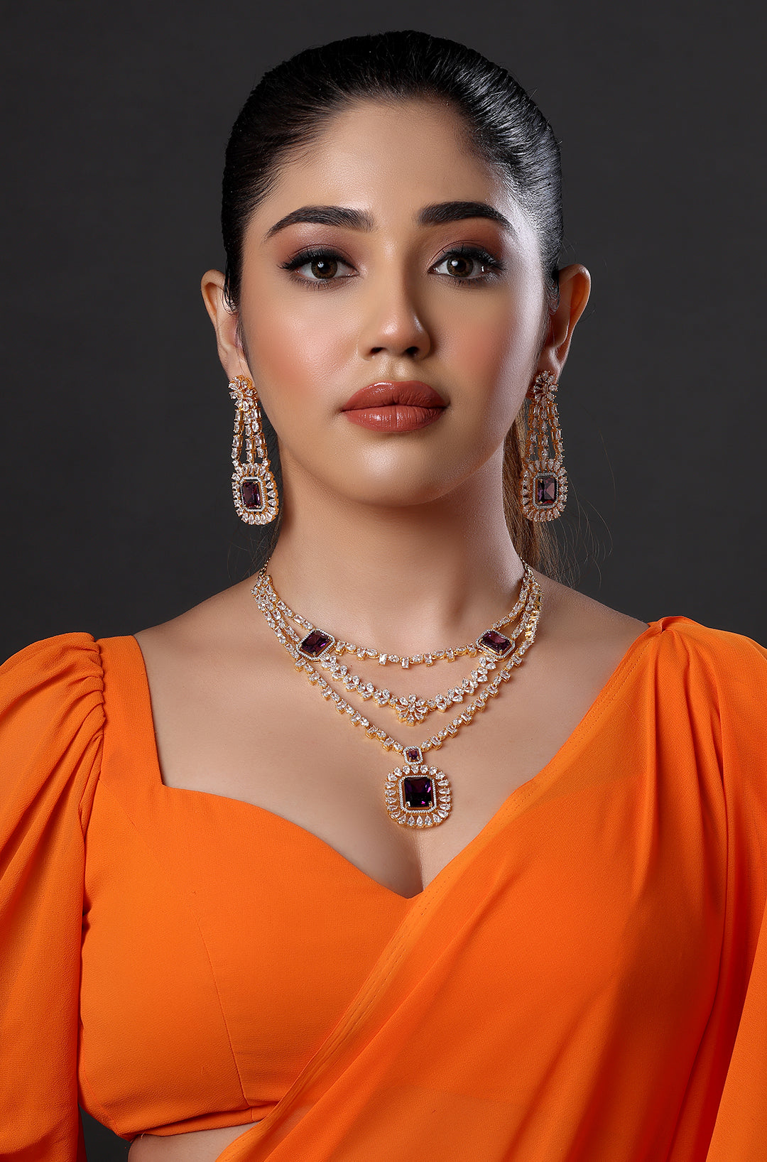 Designer Diamond Necklace Set
