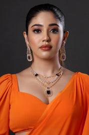 Designer Diamond Necklace Set