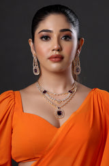 Designer Diamond Necklace Set