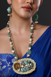 Boho Bouquet Style Necklace set