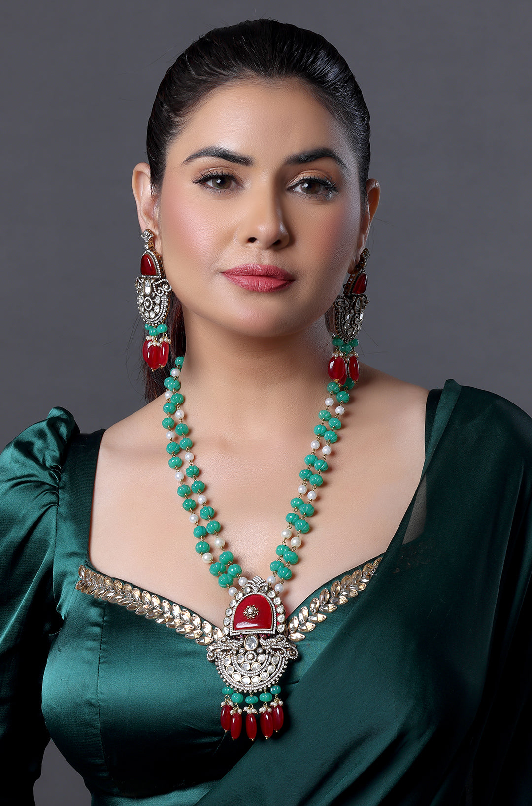 Royal Polki Neck Piece and Set