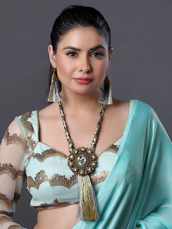 Long Braided Necklace Set