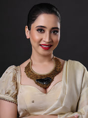 Large Choker Style Quartz Necklace