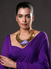 Large Choker Style Quartz Necklace