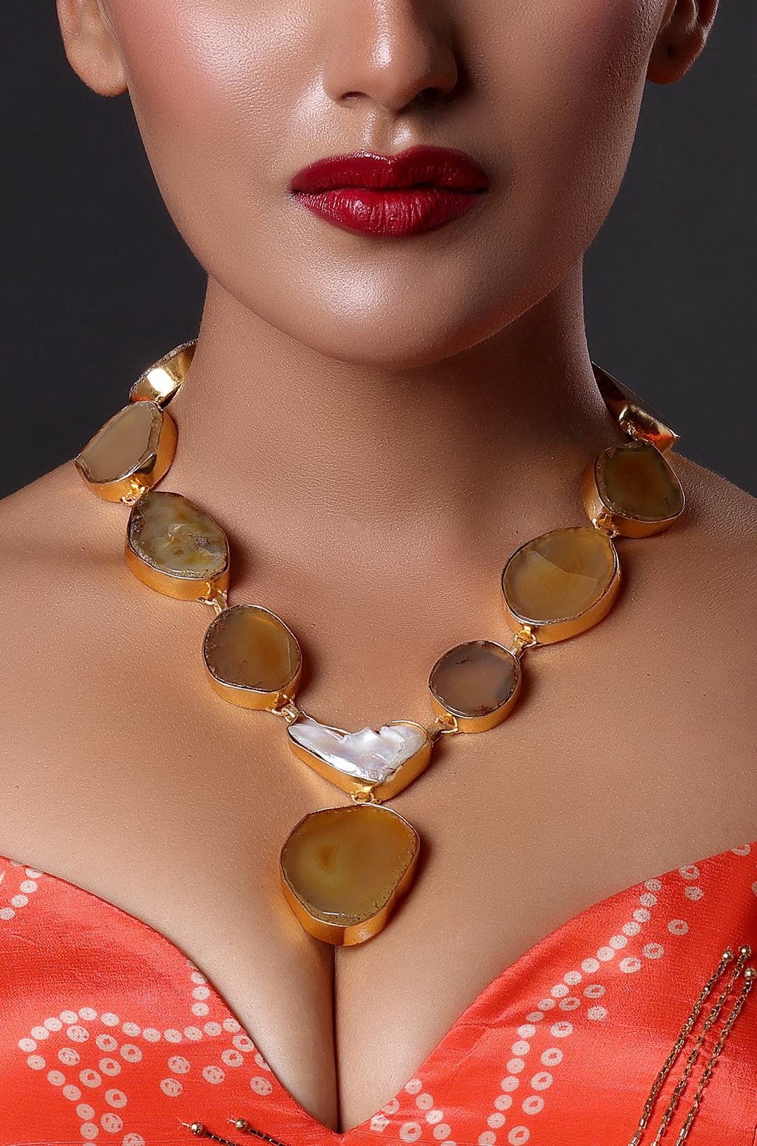 Yellow Aventurine Stone Necklace