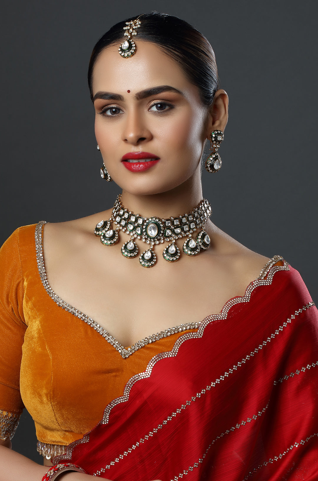 The Emerald and Kundan Choker Necklace