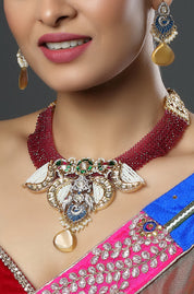 The Royal Maroon Necklace