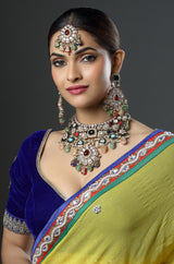 The Rainbow Kundan Ensemble Necklace