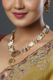 Tiger Emblem Necklace Set for Cocktail Party