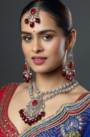 The Crimson Kundan Necklace