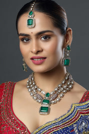 The Emerald & Kundan Princess Necklace
