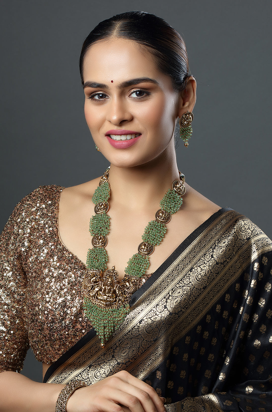 The Goddess Rani Haar Temple Necklace