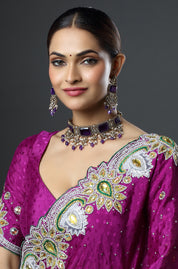 The Amethyst Grace Choker Necklace