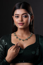 CZ Emerald Short Necklace