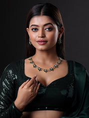 CZ Emerald Short Necklace