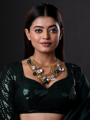 Multi Layer with Diamond and Gemstones