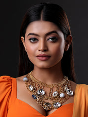 Multi Layer with Diamond and Gemstones