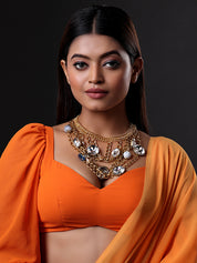 Multi Layer with Diamond and Gemstones