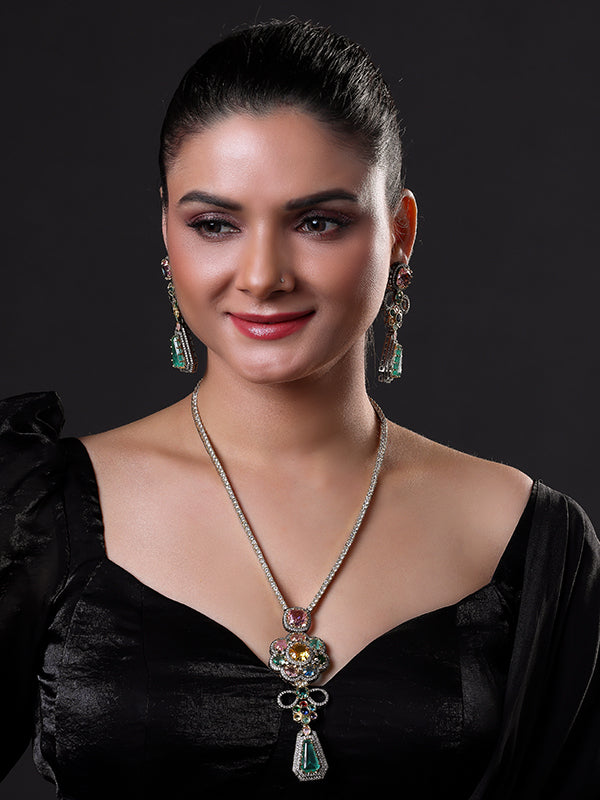 Exquisite American Diamond Necklace
