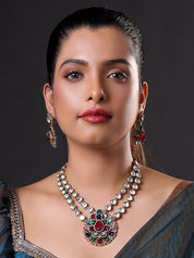 Victorian Two Layered Kundan Necklace