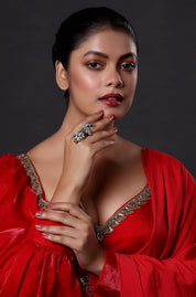 Mor Pankhi Finger Ring
