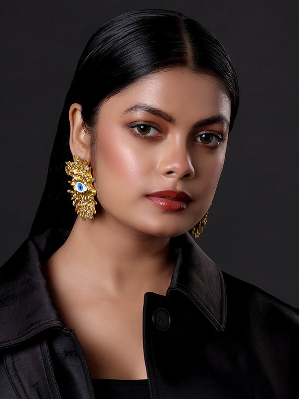 Vintage Evil Eye Earrings