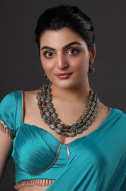 Rajasthani Antique Designer Blue Necklaces