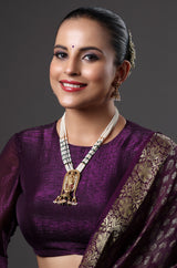 Temple Pearl Long Haram Set