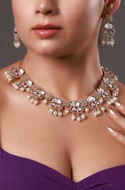 Meenakari Polki Necklace